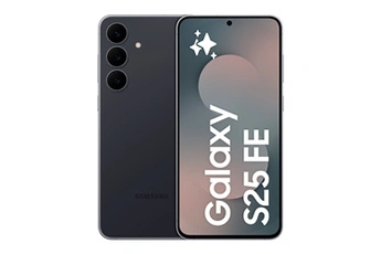 Galaxy S25 FE 6,7" 5G Nano SIM 128 Go Noir absolu Bon état Samsung reconditionné disponible sur Darty