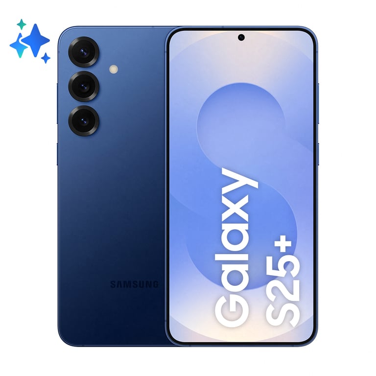 Galaxy S25 Plus (5G) 256 Go, Marine - Bon état Bon état Samsung reconditionné disponible sur Pixmania