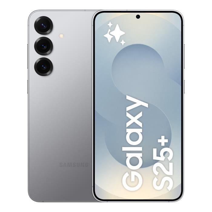 Galaxy S25 Plus (5G) 512 Go, Argent - Excellent état Parfait état Samsung reconditionné disponible sur Pixmania