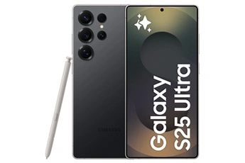 Galaxy S25 Ultra 256 Go Noir Titane Bon état reconditionné disponible sur Darty
