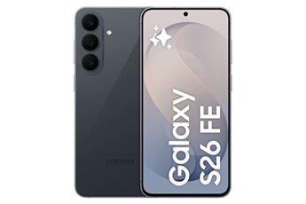 Galaxy S26 FE 6,7" 5G Double Nano SIM 128 Go Graphite Bon état - 583,00 € Galaxy S26 FE 6,7" 5G Double Nano SIM 128 Go Graphite Bon état Samsung reconditionné disponible sur Darty