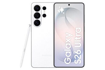 Galaxy S26 Ultra 256 Go Blanc Bon état Samsung reconditionné disponible sur Darty