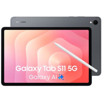 Galaxy Tab S11 (11 ) 5G 128 Go 12 Go, Gris - Excellent état Parfait état Samsung reconditionné disponible sur Pixmania