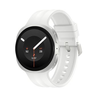 Galaxy Watch 9 (2026) GPS, Boitier de 40mm en Aluminium Argent avec bracelet Crème - Excellent état Parfait état Samsung reconditionné disponible sur Pixmania