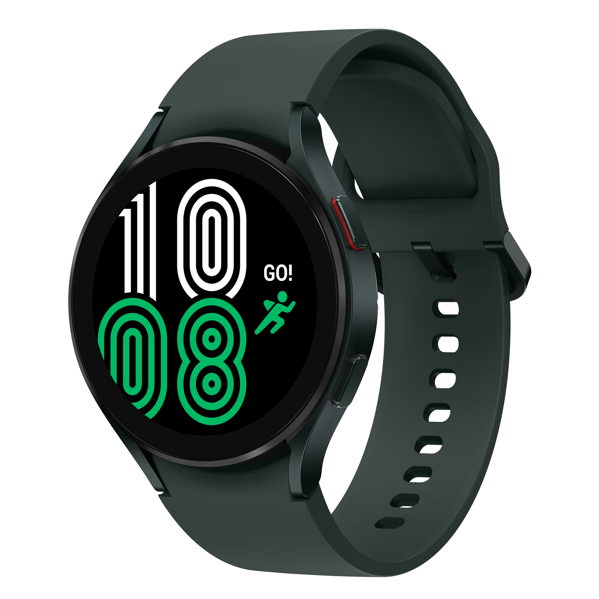 Galaxy Watch4 44mm - Super AMOLED - Bluetooth + 4G - Bracelet sport Vert - Excellent état Parfait état Samsung reconditionné disponible sur Pixmania