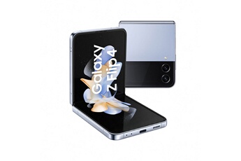 Galaxy Z Flip4 128Go Bleu clair 5G Très bon état Samsung reconditionné disponible sur Darty