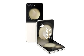 Galaxy Z Flip5 256Go Creme 5G Très bon état Samsung reconditionné disponible sur Darty