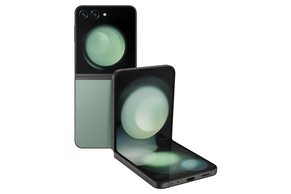 Galaxy Z Flip5 (5G) 512 Go, Vert - Bon état Bon état Samsung reconditionné disponible sur Pixmania