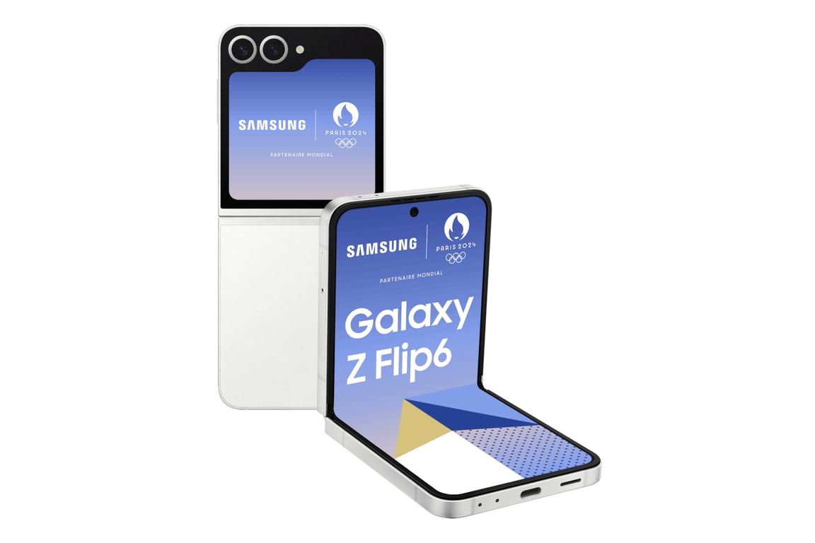 Galaxy Z Flip6 (5G) 512 Go, Blanc, Débloqué - Bon état Bon état Samsung reconditionné disponible sur Pixmania