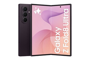 Galaxy Z Fold8 Ultra 8" 5G Double SIM 512 Go Techno Violet Bon état Samsung reconditionné disponible sur Darty | Dero