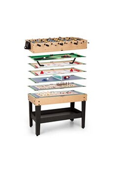 Game-Star Table multijeux avec 37 jeux inclus : Babyfoot , billard , Shuffleboard , Air hockey .- Bois massif MDF Bon état - 239,99 € Game-Star Table multijeux avec 37 jeux inclus : Babyfoot , billard , Shuffleboard , Air hockey .- Bois massif MDF Bon état OneConcept reconditionné disponible sur Darty