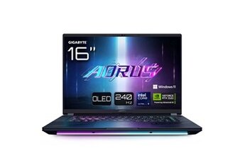gaming Aorus Master 16 BZHC6FRE65SP 16" OLED 240 Hz Intel Core Ultra 9 32 Go RAM 2 To SSD Nvidia GeForce RTX 5090 Noir Bon état Gigabyte reconditionné disponible sur Darty