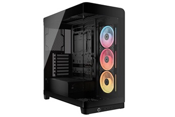 gaming Frame 4500X LX-R moyen tour noir ARGB panneau de verre incurvé trempé Bon état Corsair reconditionné disponible sur Darty