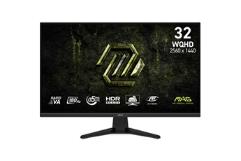 Gaming MAG 325QF E18V 31,5" 180 Hz WQHD Très bon état MSI reconditionné disponible sur Darty