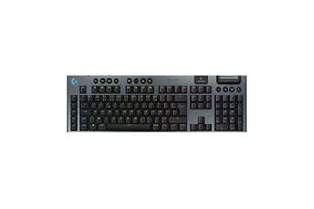 gaming sans fil ultra-plat G915 X LIGHTSPEED, switchs GL Brown Tactile - PC/Mac - Noir Bon état - 179,00 € gaming sans fil ultra-plat G915 X LIGHTSPEED, switchs GL Brown Tactile - PC/Mac - Noir Bon état Logitech reconditionné disponible sur Darty
