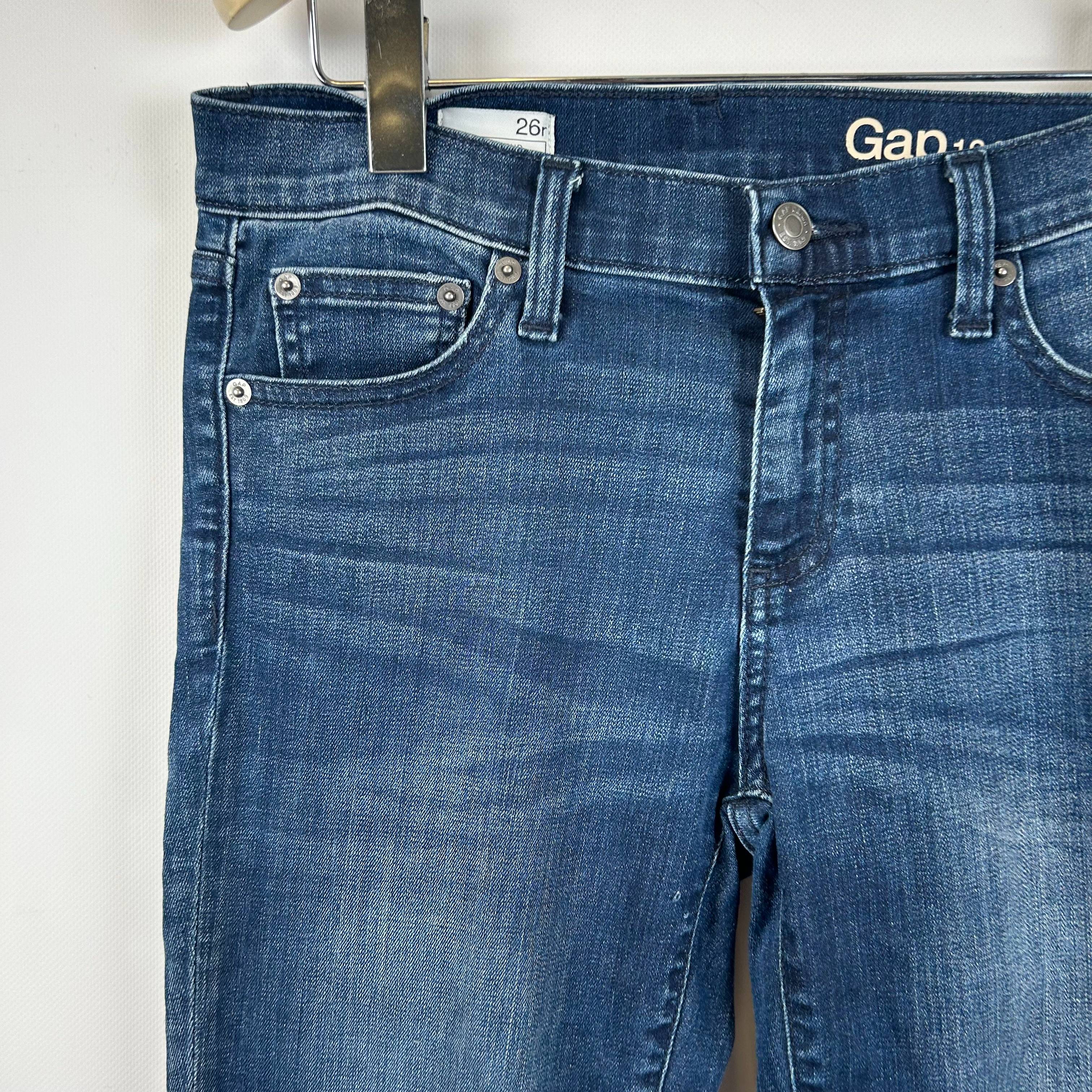 Voir photo 2 de Gap - pantalon en jeans bleu en coton - Taille 36( estimé) Gap - pantalon en jeans bleu en coton - Taille 36( estimé) Très bon état reconditionné photo 2