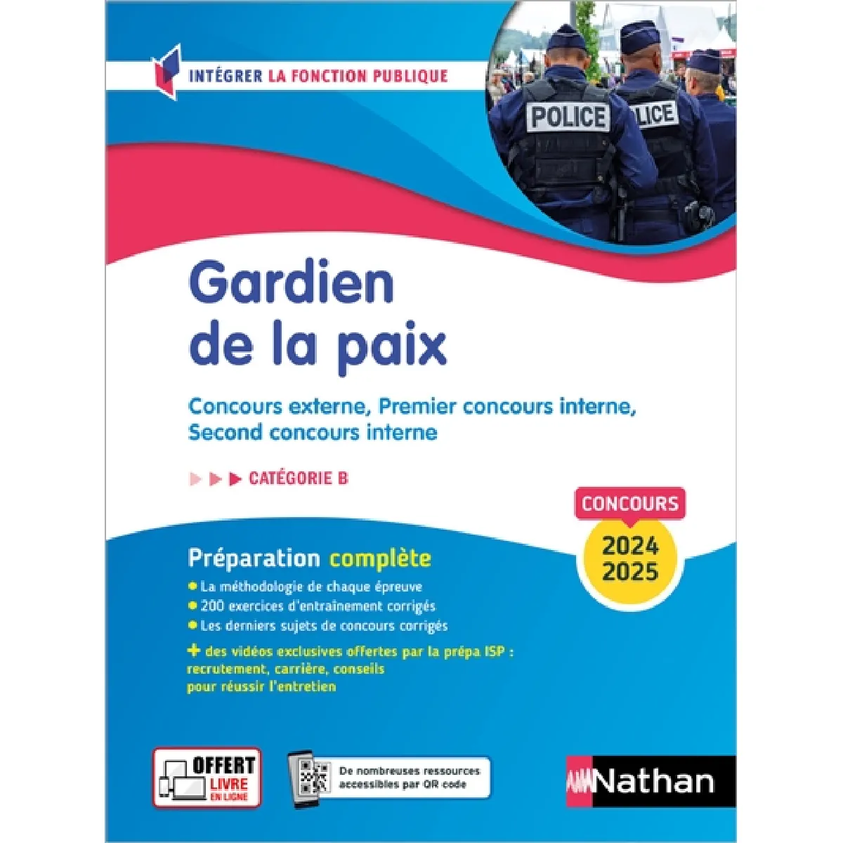 Acheter Gardien de la paix : concours externe, premier concours interne, second concours interne : catégorie B, concours 2024-2025, préparation complète État correct - 13,45 € Gardien de la paix : concours externe, premier concours interne, second concours interne : catégorie B, concours 2024-2025, préparation complète État correct N/A (Il ne s'agit pas d'une marque reconditionné disponible sur Rue du Commerce Seconde Vie