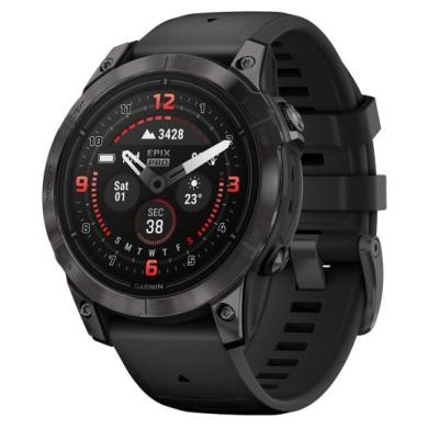 Garmin Epix Pro (Gen 2) Sapphire 51mm noir/gris charbon Titan QuickFit-Bracelet en silicone (010-02804-01) - bon état Reconditionné - 419,00 € Garmin Epix Pro (Gen 2) Sapphire 51mm noir/gris charbon Titan QuickFit-Bracelet en silicone (010-02804-01) - bon état Reconditionné Garmin reconditionné disponible sur As Good As New