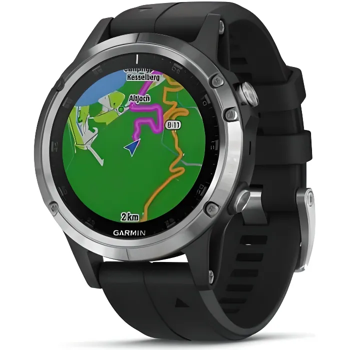 Acheter Garmin fenix® 5 Plus - Montre GPS de randonnée Silver noire avec bracelet noir refurbished - 217,55 € Garmin fenix® 5 Plus - Montre GPS de randonnée Silver noire avec bracelet noir refurbished reconditionné disponible sur Cdiscount Seconde Vie