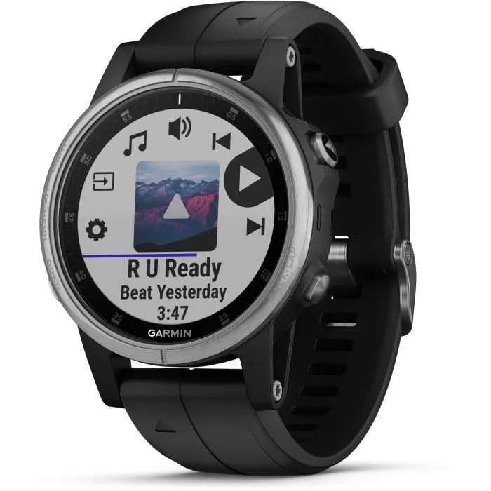 Garmin - Fenix 5S Plus - Montre connectée GPS Multi-sports & Santé - Garmin Pay Cartographie & Musique - Cadran 51 mm - Noir Reconditionné - 217,55 € Garmin - Fenix 5S Plus - Montre connectée GPS Multi-sports & Santé - Garmin Pay Cartographie & Musique - Cadran 51 mm - Noir Reconditionné Garmin reconditionné disponible sur Cdiscount Seconde Vie