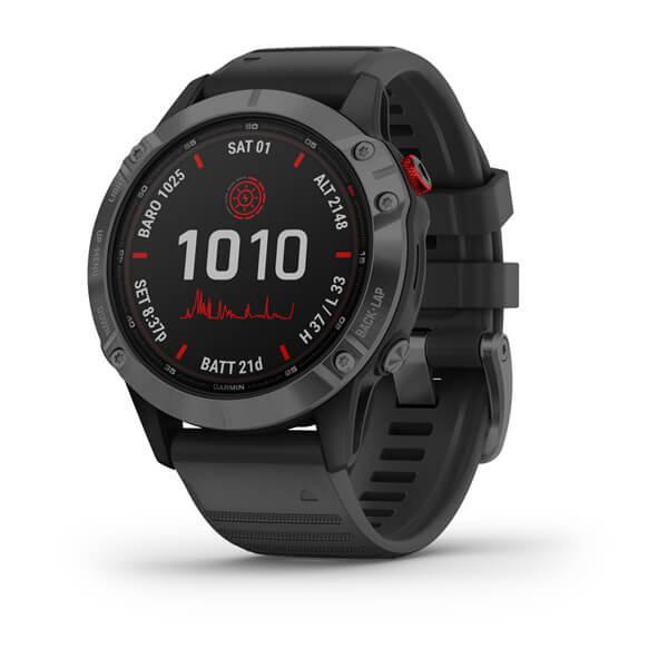 Garmin Fenix 6 Pro Solar Bluetooth 47 mm - Noir Reconditionné Garmin reconditionné disponible sur Backmarket