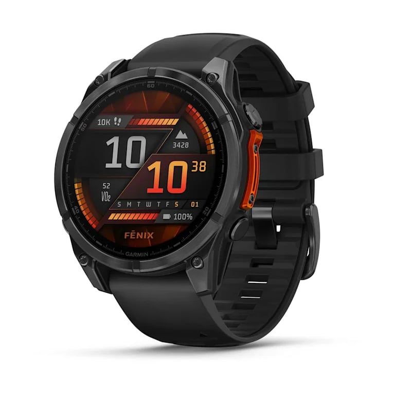 Garmin Fenix 8 3,56 cm (1.4 ) AMOLED 47 mm Numérique 454 x 454 pixels Écran tactile Noir Wifi GPS (satellite) - Très bon état Très bon état Garmin reconditionné disponible sur Pixmania