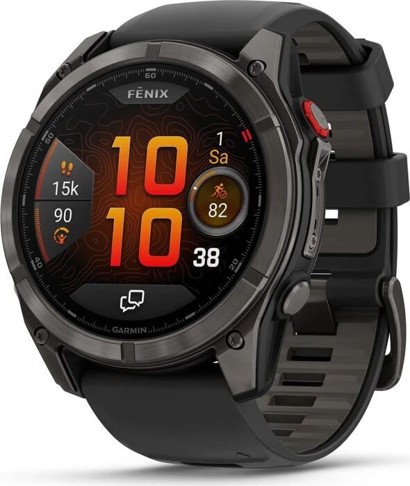 Garmin Fenix 8 Pro (2025) 51 mm noir noir Parfait état Garmin reconditionné disponible sur Refurbed | Dero