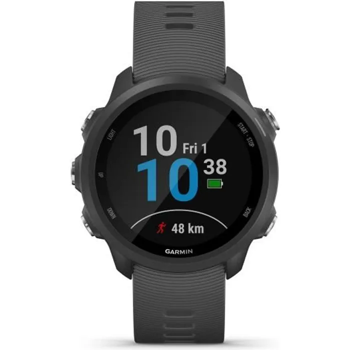 Acheter Garmin Forerunner 245 - Montre connectée sport - Fonction Garmin Coach - GPS / Wifi intégré - Gris foncé refurbished - 189,05 € Garmin Forerunner 245 - Montre connectée sport - Fonction Garmin Coach - GPS / Wifi intégré - Gris foncé refurbished reconditionné disponible sur Cdiscount Seconde Vie