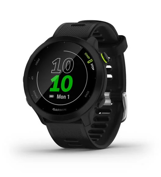 Garmin Forerunner 55 2,64 cm (1.04 ) MIP 42 mm Numérique 208 x 208 pixels Noir GPS (satellite) - Bon état Bon état Garmin reconditionné disponible sur Pixmania