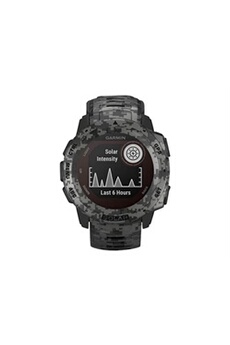 Garmin Instinct Solar - Camo Edition - montre de sport avec bande - silicone - camouflage graphite - taille du poignet : 132-224 mm - monochrome Bon état N/A reconditionné disponible sur Darty