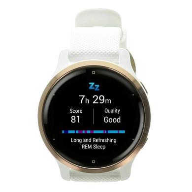 Garmin Venu 2S blanc (010-02429-13) or rose - bon état Reconditionné Garmin reconditionné disponible sur As Good As New