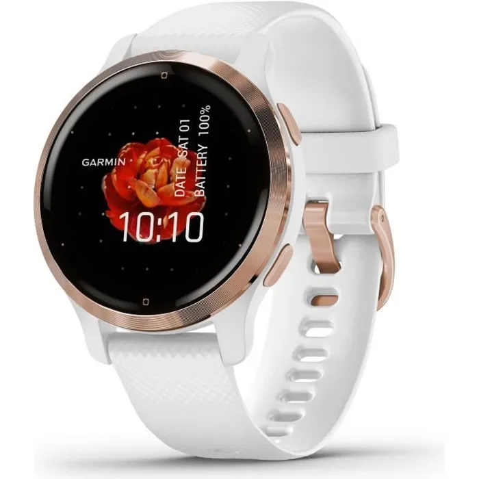Acheter GARMIN Venu 2S - Montre connectée GPS - Rose Gold - Bracelet blanc Reconditionné - 190,00 € GARMIN Venu 2S - Montre connectée GPS - Rose Gold - Bracelet blanc Reconditionné Garmin reconditionné disponible sur Cdiscount Seconde Vie