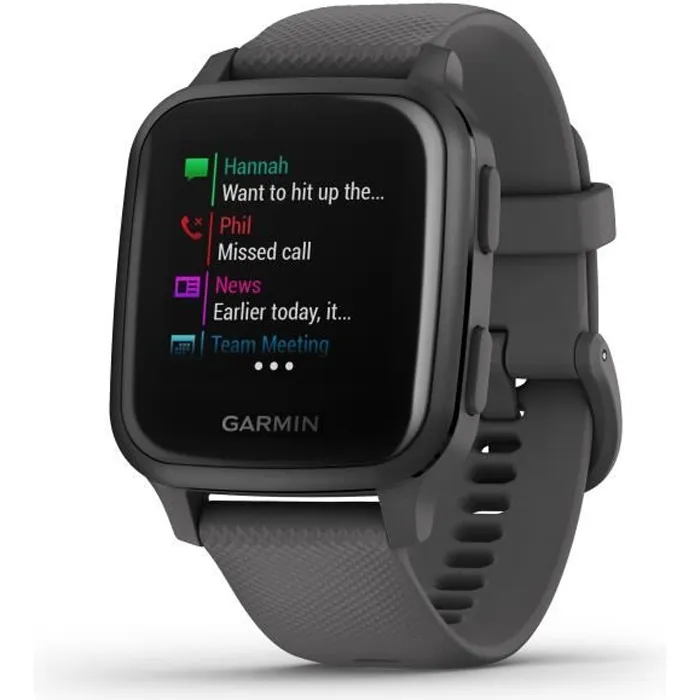 GARMIN Venu Sq - Montre GPS de sport connectée santé et bien-être - Gray - Bracelet gris Reconditionné - 170,05 € GARMIN Venu Sq - Montre GPS de sport connectée santé et bien-être - Gray - Bracelet gris Reconditionné Garmin reconditionné disponible sur Cdiscount Seconde Vie