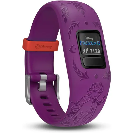 Garmin vívofit jr 2 - Disney Frozen 2 Anna - Tracker d'activités avec bracelet - silicone - taille du poignet : 130-175 mm - Bluetooth - 17.5 g Bon état reconditionné disponible sur Rakuten