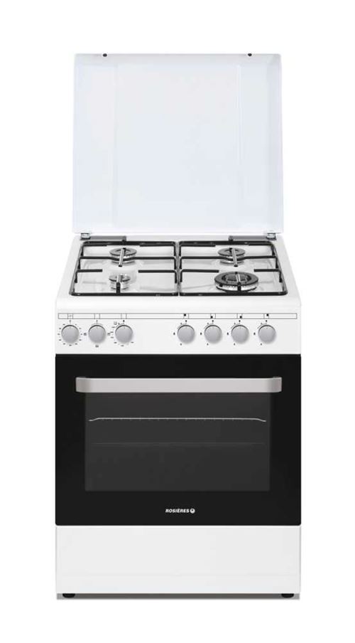 Gaziniere Rosières RGG663CSW/E Blanc État correct Rosières reconditionné disponible sur Fnac