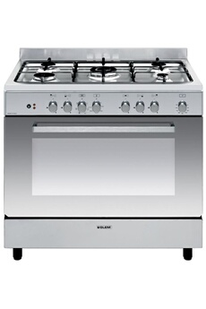 GE960CBIX2 - Cuisinière - pose libre - largeur : 90 cm - profondeur : 60 cm - hauteur : 91 cm - avec système auto-nettoyant - classe A - inox État correct N/A (je n'ai pas trouvé de marque connue reconditionné disponible sur Darty