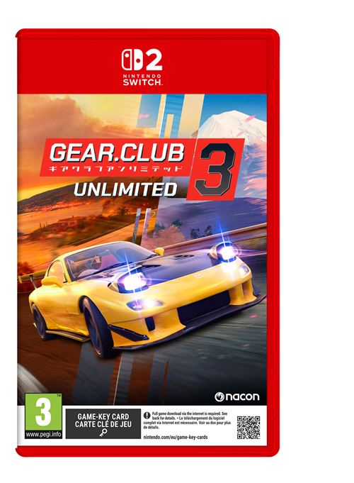 Gear. Club Unlimited 3 Nintendo Switch™ 2 État correct Nacon reconditionné disponible sur Fnac