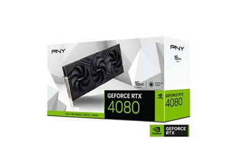 GeForce RTX 4080 VERTO Triple Fan - Carte graphique - GeForce RTX 4080 - 16 Go GDDR6X - PCIe 4.0 x16 - HDMI, 3 x DisplayPort État correct PNY reconditionné disponible sur Darty