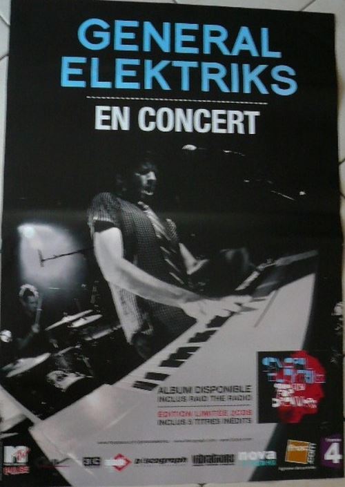 Acheter GENERAL ELEKTRIKS - 70x100 cm - AFFICHE / POSTER État correct - 17,99 € GENERAL ELEKTRIKS - 70x100 cm - AFFICHE / POSTER État correct N/A reconditionné disponible sur Fnac