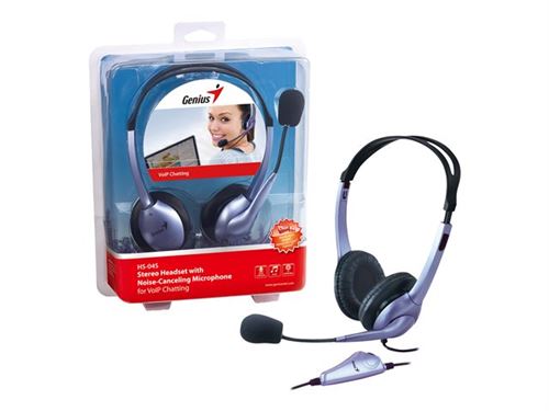 Genius HS-04S - Micro-casque - sur-oreille - filaire État correct reconditionné disponible sur Fnac