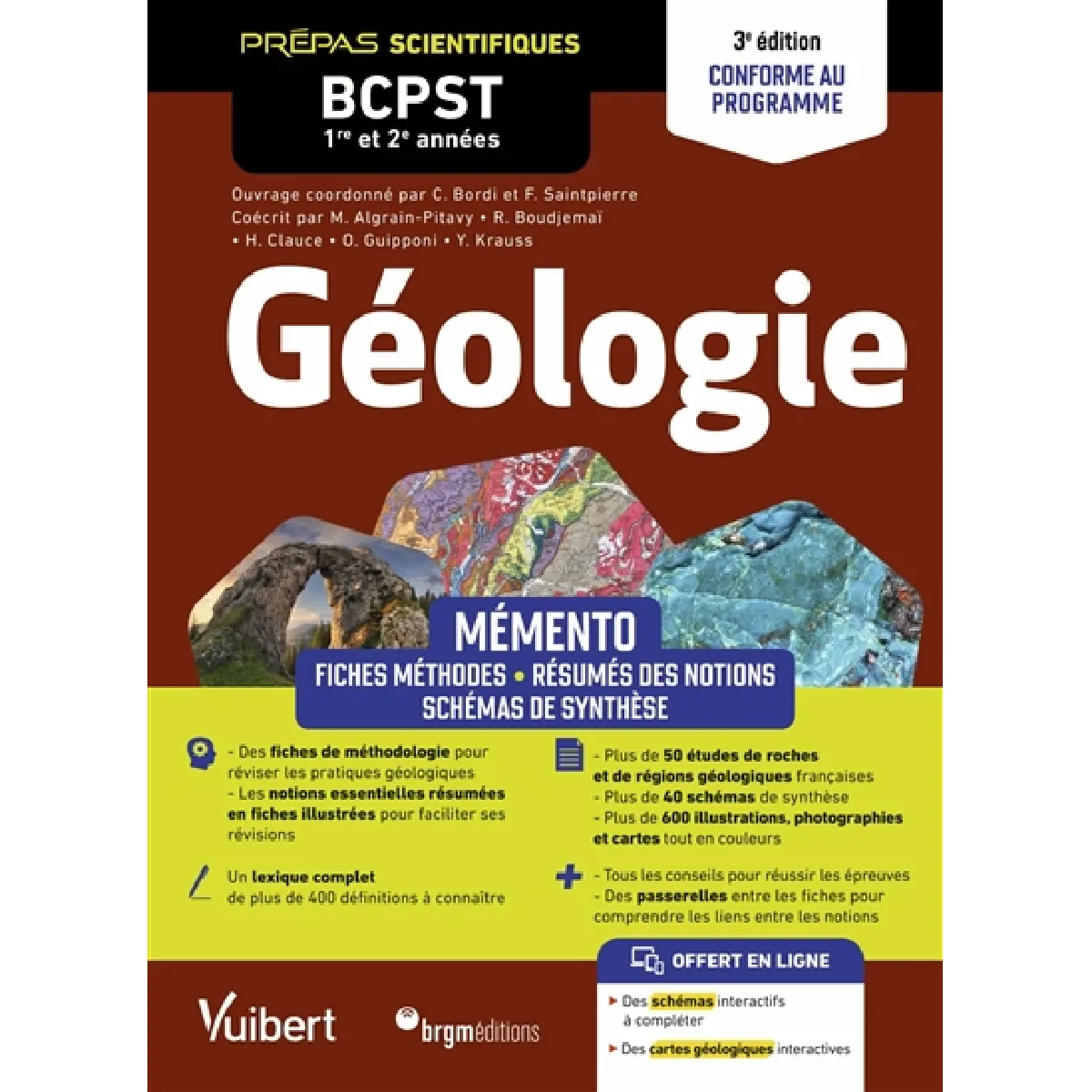 Acheter Géologie prépas scientifiques BCPST 1re et 2e années : mémento : conforme au programme État correct - 19,97 € Géologie prépas scientifiques BCPST 1re et 2e années : mémento : conforme au programme État correct N/A (Il ne s'agit pas d'une marque reconditionné disponible sur Rue du Commerce Seconde Vie