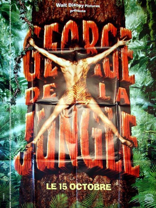 George De La Jungle AFFICHE CINEMA ORIGINALE État correct reconditionné disponible sur Fnac