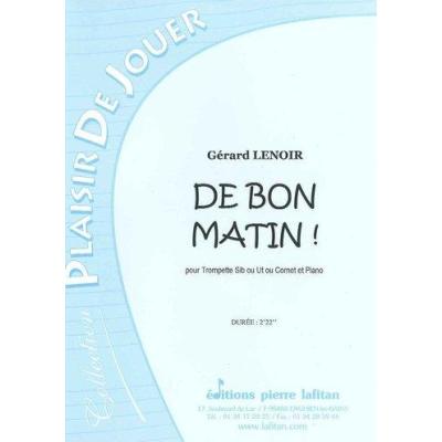 Acheter Gerard Lenoir De Bon Matin Pour Trompette Sib Et Piano État correct - 12,12 € Gerard Lenoir De Bon Matin Pour Trompette Sib Et Piano État correct reconditionné disponible sur Fnac