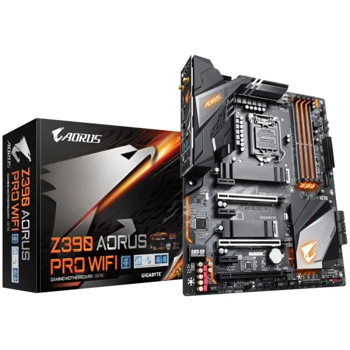GIGABYTE Carte Mère Aorus Ultra Durable Z390 AORUS PRO WIFI - Intel Chipset - Socket H4 LGA-1151 - 64 Go DDR4 SDRAM RAM maximale Reconditionné - 250,00 € GIGABYTE Carte Mère Aorus Ultra Durable Z390 AORUS PRO WIFI - Intel Chipset - Socket H4 LGA-1151 - 64 Go DDR4 SDRAM RAM maximale Reconditionné Gigabyte reconditionné disponible sur Cdiscount Seconde Vie