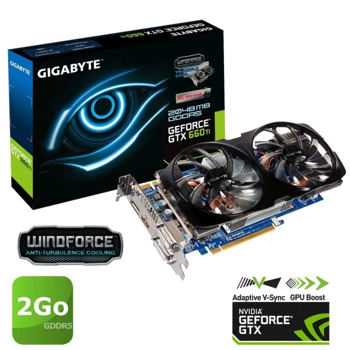 Gigabyte GTX660 Ti 2Go GDDR5 Reconditionné Gigabyte reconditionné disponible sur Cdiscount Seconde Vie