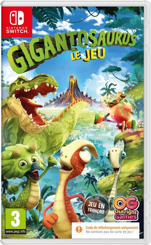 Acheter Gigantosaurus Le Jeu Code in a Box Nintendo Switch État correct - 21,24 € Gigantosaurus Le Jeu Code in a Box Nintendo Switch État correct Bandai Namco reconditionné disponible sur Fnac