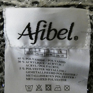 Voir photo 4 de Gilet écru imprimé - Femme - AFIBEL - Taille 46/48 Gilet écru imprimé - Femme - AFIBEL - Taille 46/48 Bon état reconditionné photo 4