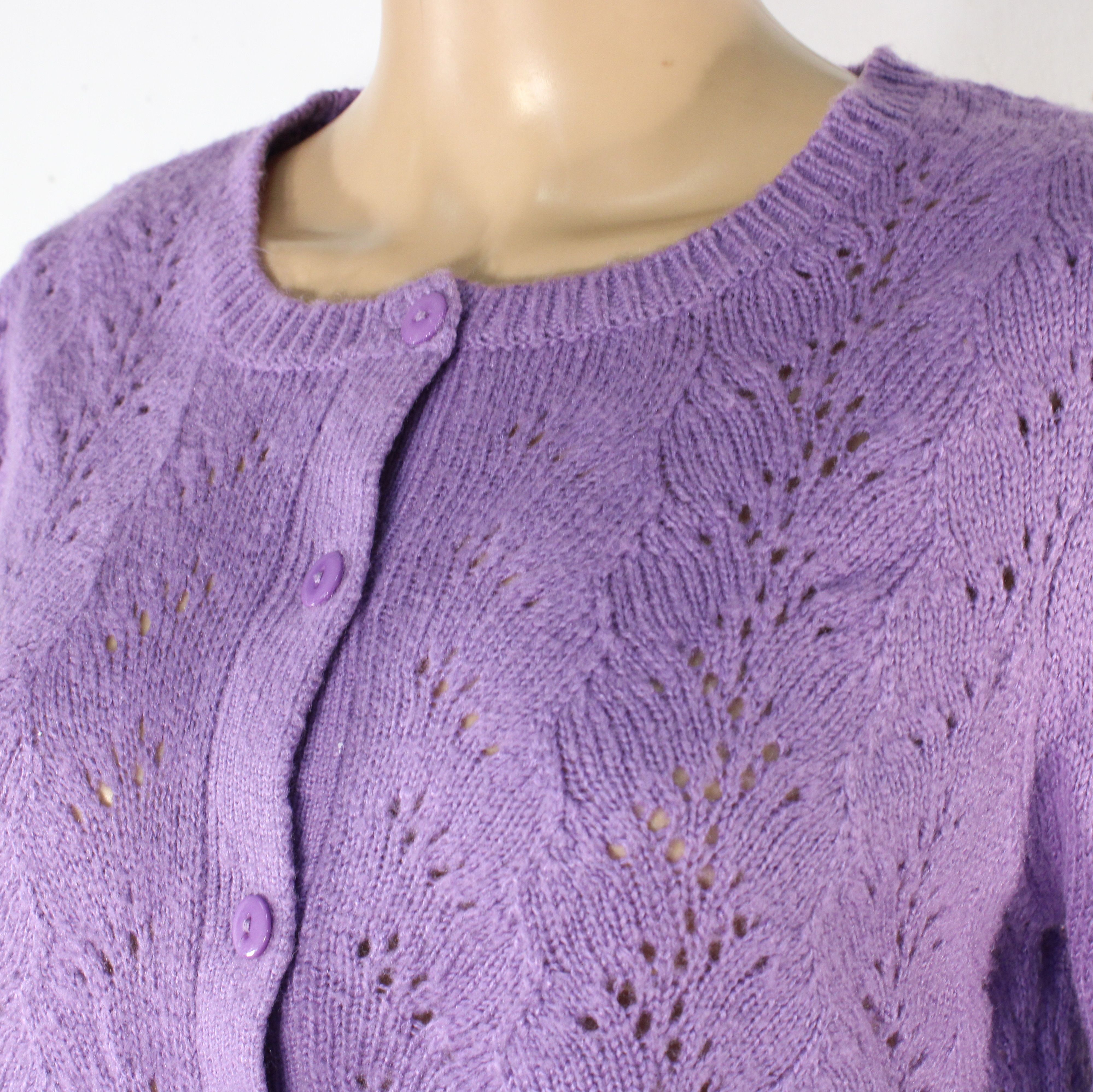 Voir photo 4 de Gilet Femme Lilas En Maille BLANCHEPORTE Taille 42/ 44 Gilet Femme Lilas En Maille BLANCHEPORTE Taille 42/ 44 Très bon état reconditionné photo 4