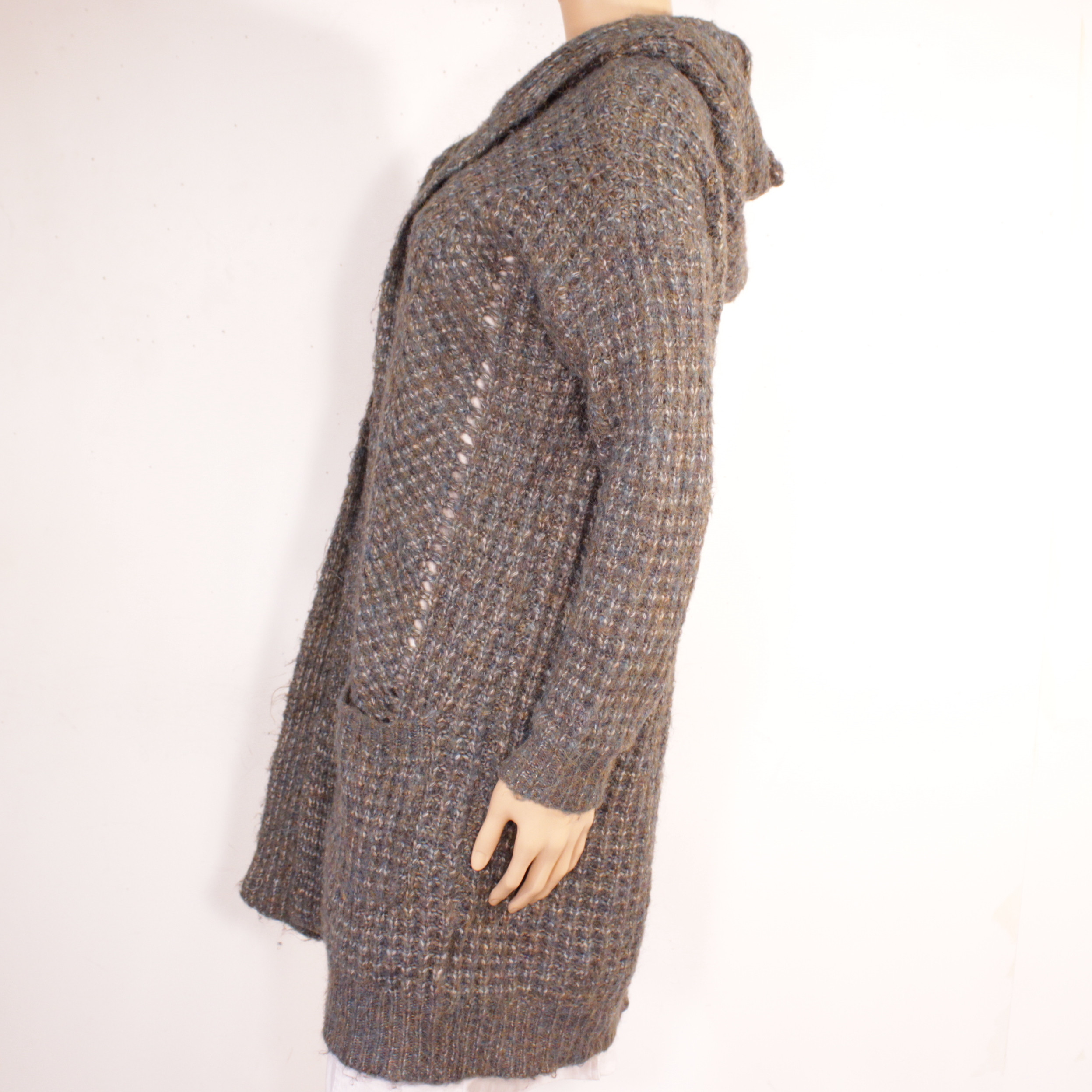 Voir photo 2 de Gilet Long Femme Bleu/Gris C&A Taille XS Gilet Long Femme Bleu/Gris C&A Taille XS Bon état reconditionné photo 2