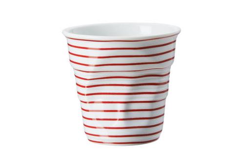Gobelet 18 cl Revol Froissés Cappuccino Marinière Rouge État correct reconditionné disponible sur Fnac